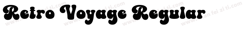 Retro Voyage Regular字体转换